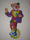 ... verschiedene Clowns an den W&auml;ndes des Paulushaus