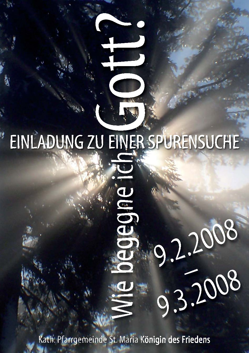 Vorderseite Sonder - Pfarrbrief 2008