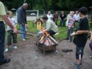 Stockbrot backen am Lagerfeuer - Mittig Kaplan Finkemeier - 09.08.2008