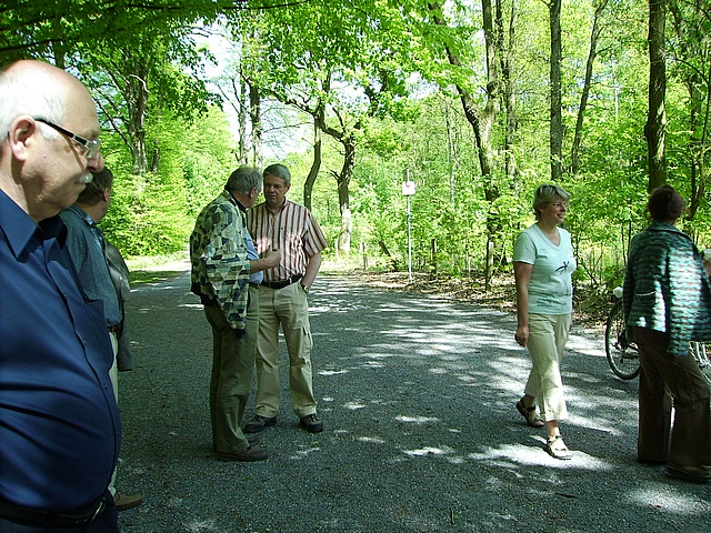 erste Rast auf dem Hinweg