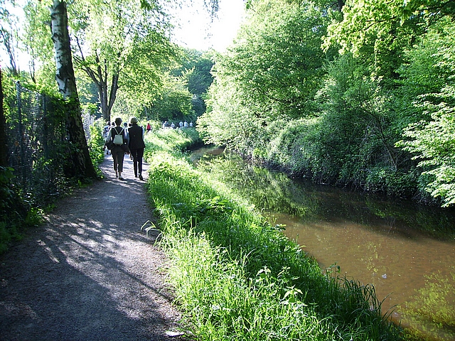 R&uuml;ckweg wieder am Rotbach entlang