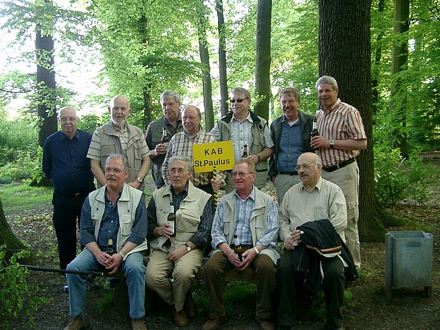 erster Halt auf dem R&uuml;ckweg - M&auml;nnerpause
