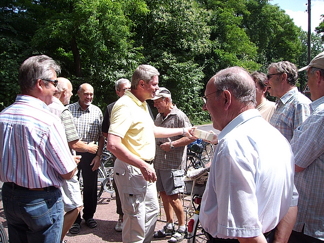 am Paulushaus - vor dem "Start"