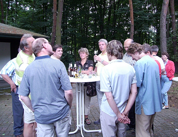 am Paulushaus - Gespr&auml;chsrunde