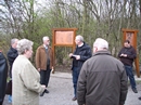 Informationstafel vor dem Aufstieg zum eigentlichen Kreuzweg