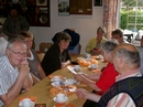 Kaffeetafel in der Gastst&auml;tte der Freizeitanlage in M&ouml;llen