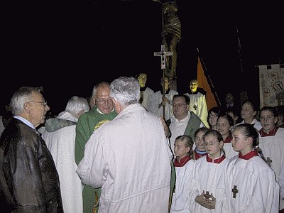 Gruppenbild nach dem Gottesdienst -Klicke und Bild erscheint nochmals