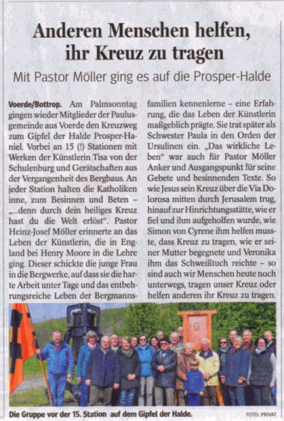 NRZ Bericht vom Tag -Klicke und Bild erscheint in Farbe und Größer