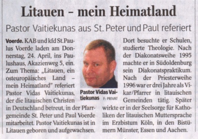 NRZ vom 14.04.14 -Klicke und Bild erscheint in Farbe und Größer