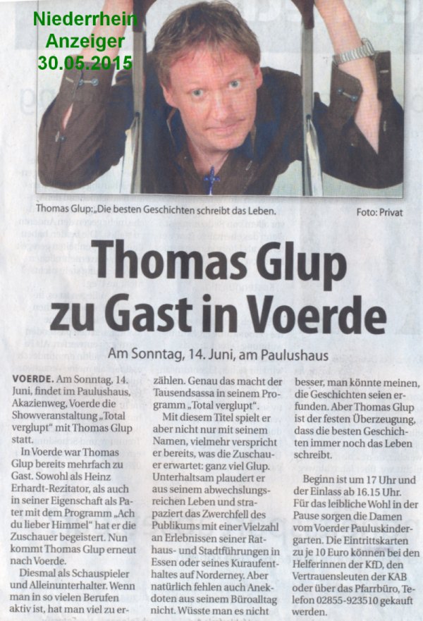 NRAnzeiger vom 20.05.2015 -Klicke und Bild erscheint in Farbe und Gr&ouml;&szlig;er