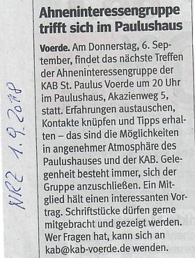 NRZ-Ank&uuml;ndigung