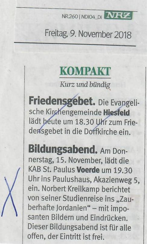 NRZ-Ank&uuml;ndigung