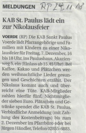 RP-Ank&uuml;ndigung vom 28.11.