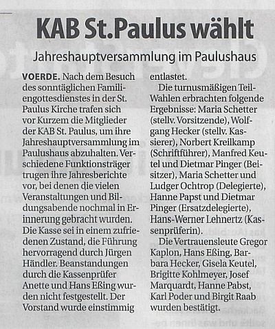 Bericht im Niedrrhein Anzeiger -Klicke den Link zum Artikel