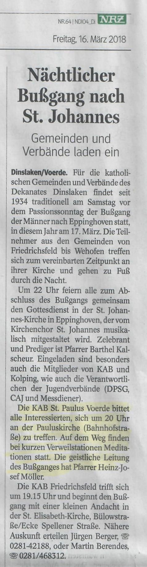 NRZ Vorbericht -Klicke und Bild erscheint gr&ouml;&szlig;er