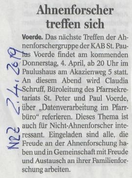 NRZ Vorbericht -Klicke und Bild erscheint gr&ouml;&szlig;er