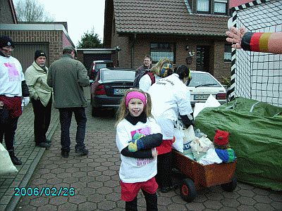 Treffen zum Abmarsch -Klicke und Bild erscheint in Farbe und Größer