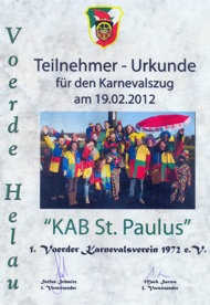 Teilnehmer-Urkunde -Klicke und Bild erscheint in Farbe und Gr&ouml;&szlig;er