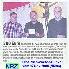 Spenden&uuml;bergabe Friedensdorf -Klicke und Bild erscheint in Farbe und Gr&ouml;&szlig;er