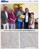 Spenden&uuml;bergabe im Paulushaus -Klicke und Bild erscheint in Farbe und Gr&ouml;&szlig;er