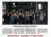 Niederrhein-Anzeiger vom 27.4.2016 -Klicke und Bild erscheint Gr&ouml;&szlig;er