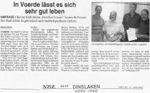 Artikel aus der NRZ -Klicke und Bild erscheint in Farbe und Gr&ouml;&szlig;er