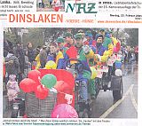 NRZ Aufmacher vom 23.02.2009 -Klicke und Bild erscheint in Farbe und Gr&ouml;&szlig;er