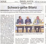 Zuh&ouml;rer und Politiker -Klicke und Bild erscheint in Farbe und Gr&ouml;&szlig;er